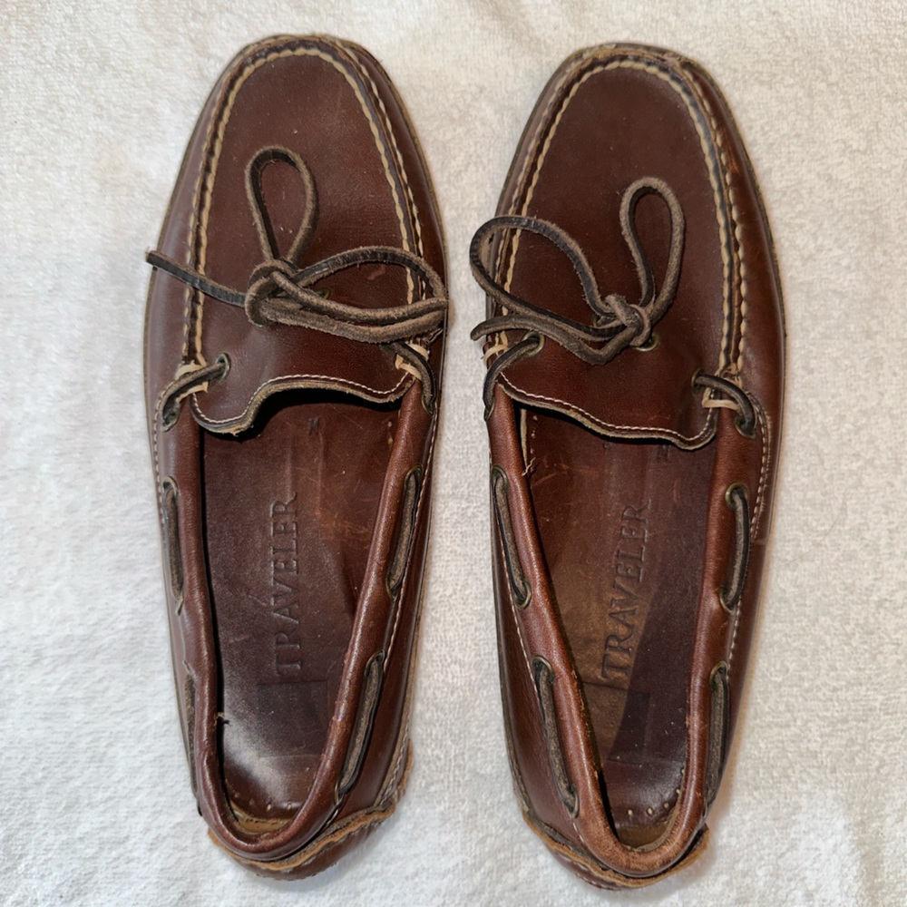 Women’s L.L. Bean Leather Moccasin Driving Shoes Size 8.0 (fits more like a 6.5)